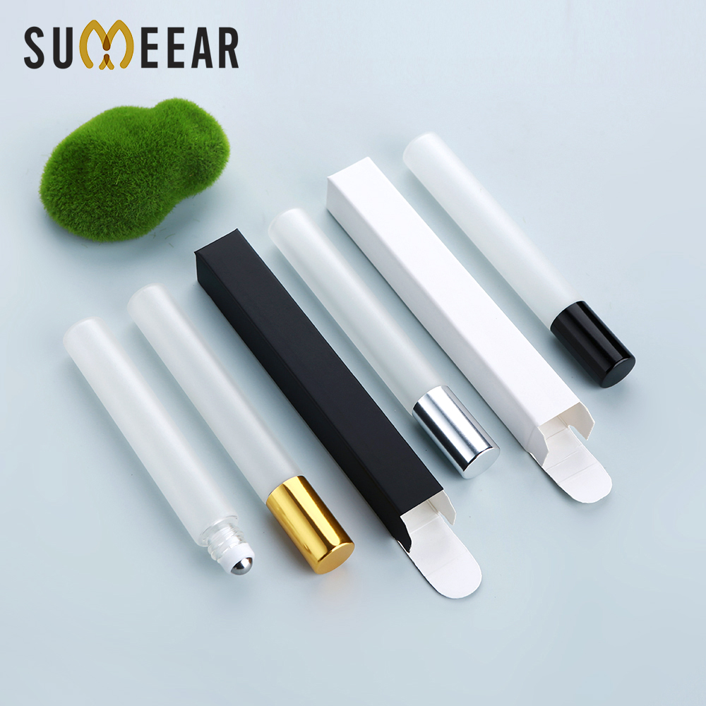 Attar Oil Roll On - 50/100Pcs 10ml Exquisite Portable Frosted Glass