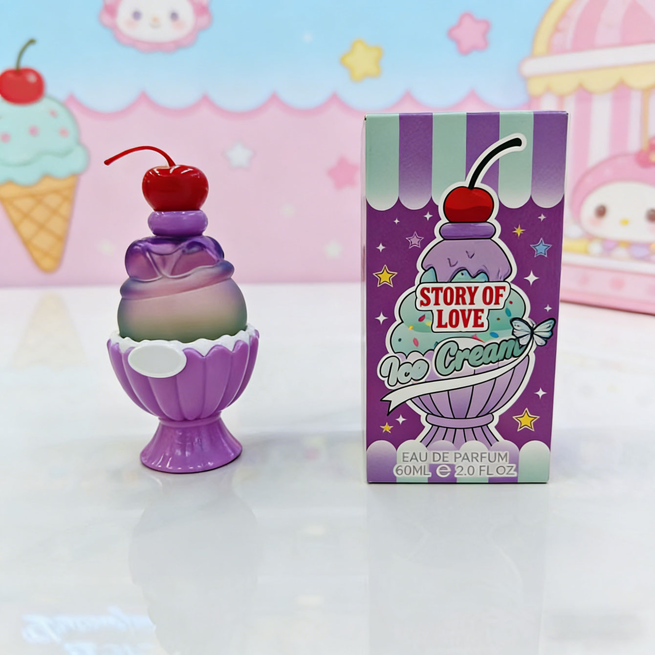 Perfume Fragrance Dupe - Cute Ice Cream Shape Women Perfume