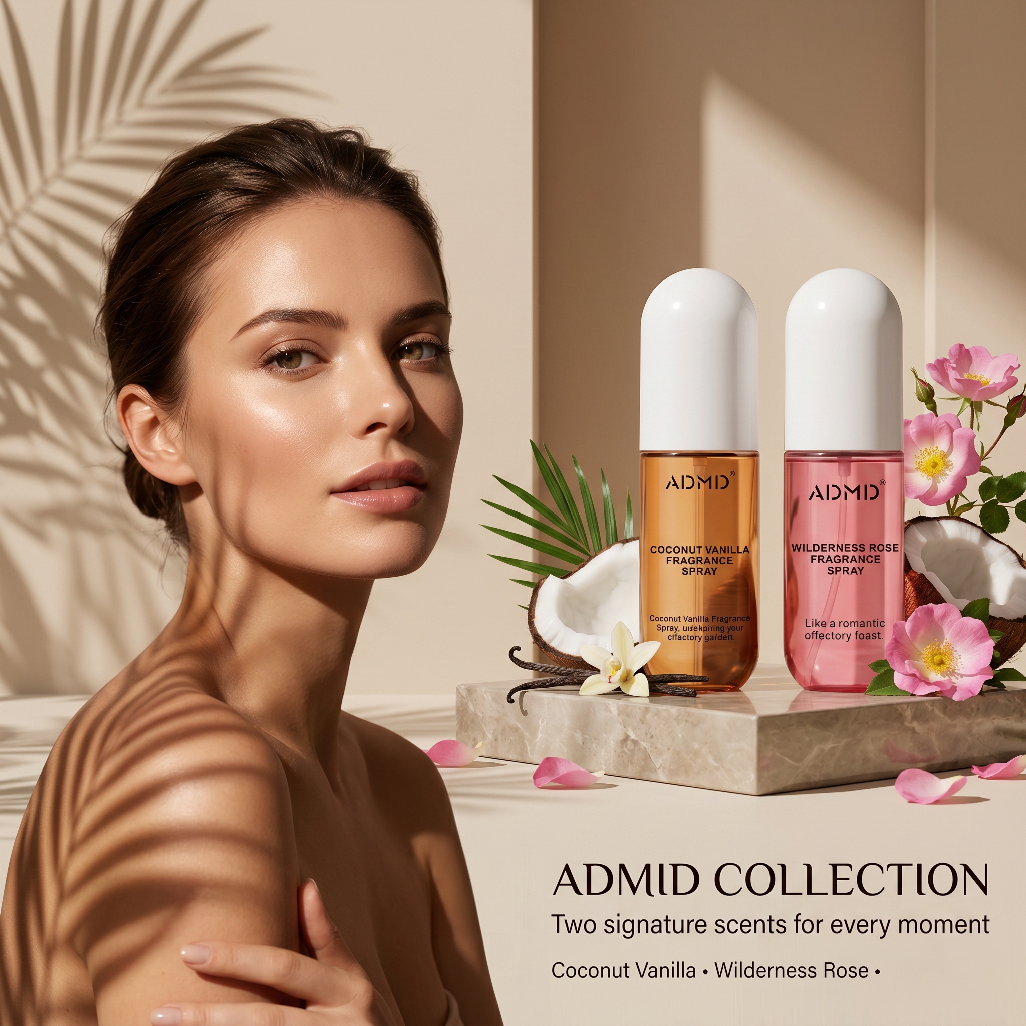 Perfume Smell Fragrance - Coconut Rose Fragrance Perfume Body and