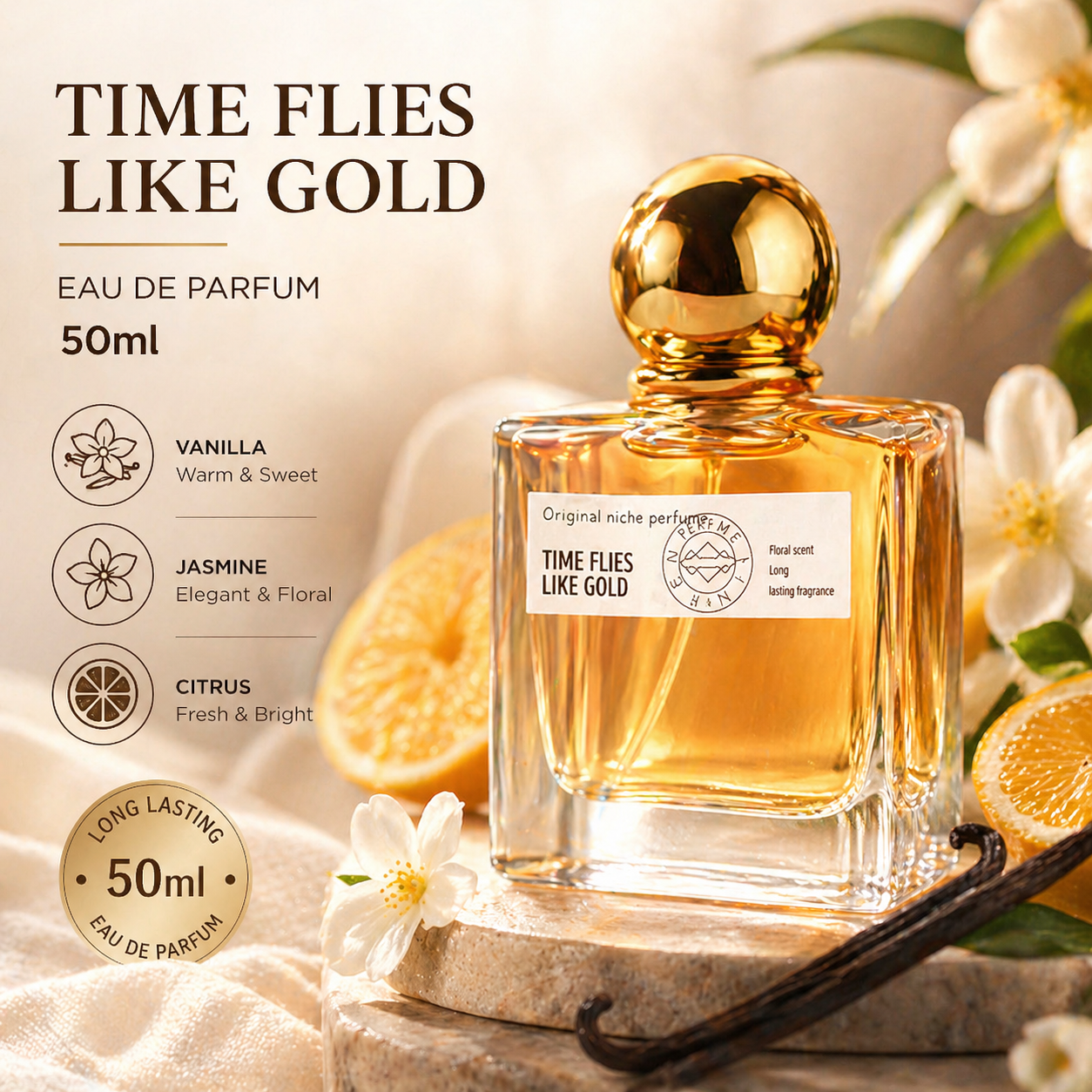Perfume Fragrance Time - Niche Women Perfume Long Lasting Fresh