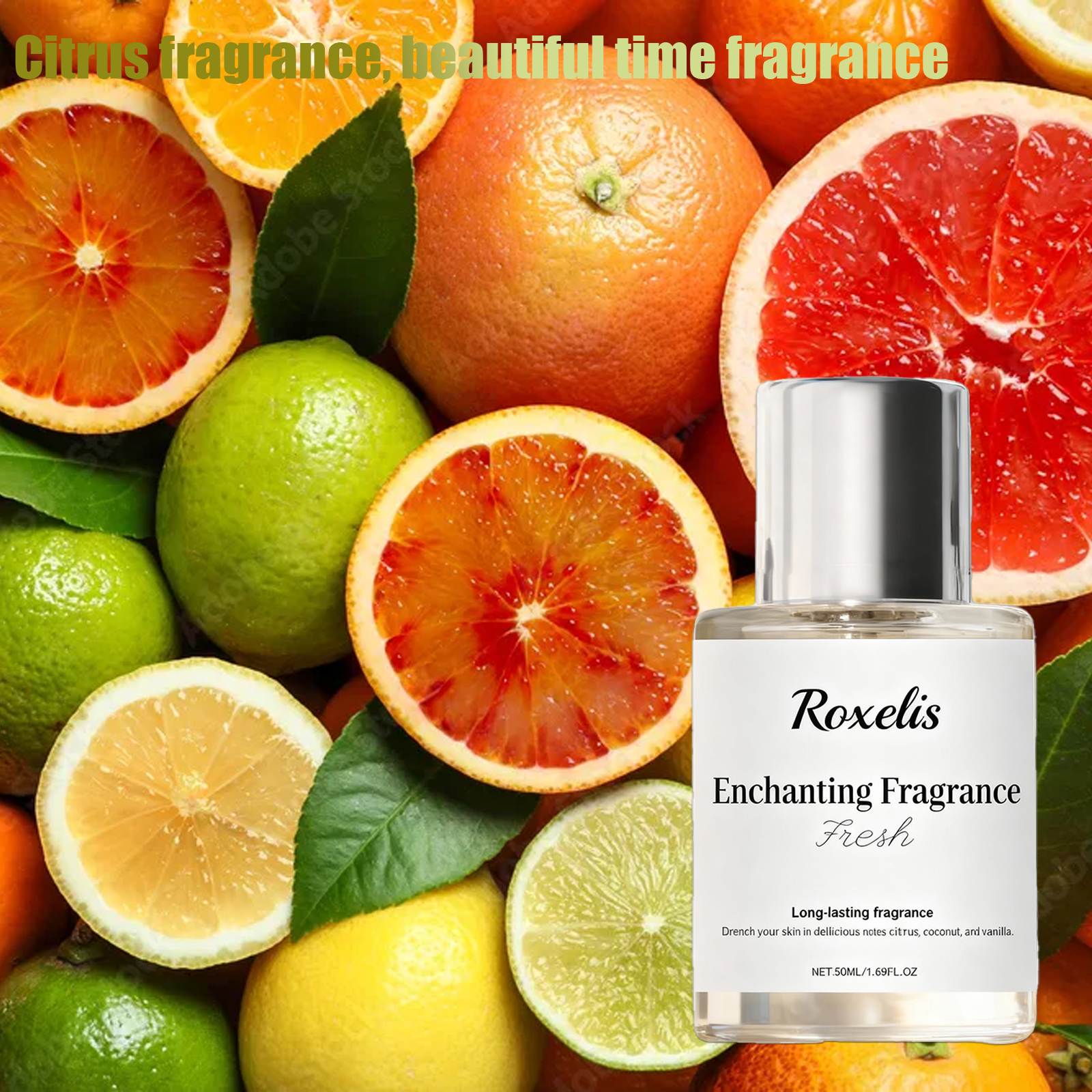 Perfume Fragrance Time - Roxelis Citrus Floral Happy Time Fragrance