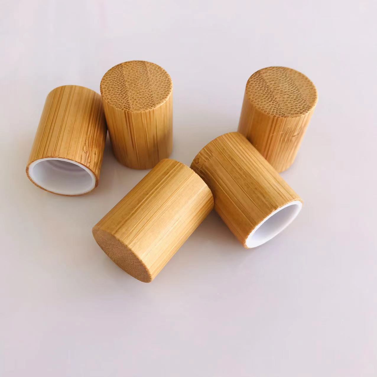 Attar Oil Roll On - 10X 100X Natural Bamboo Lid Cap