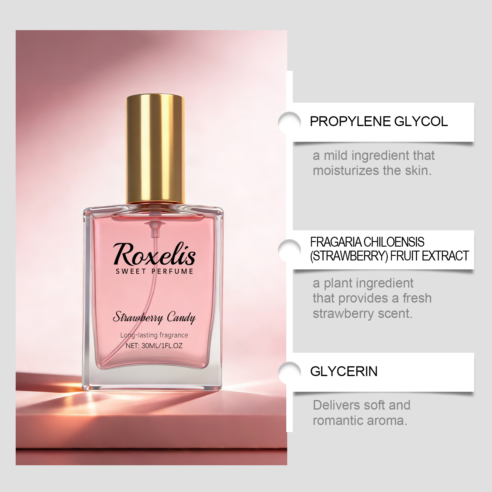 Strawberry Candy Sweet Fragran - огляд і ціна You Perfume Fragrance