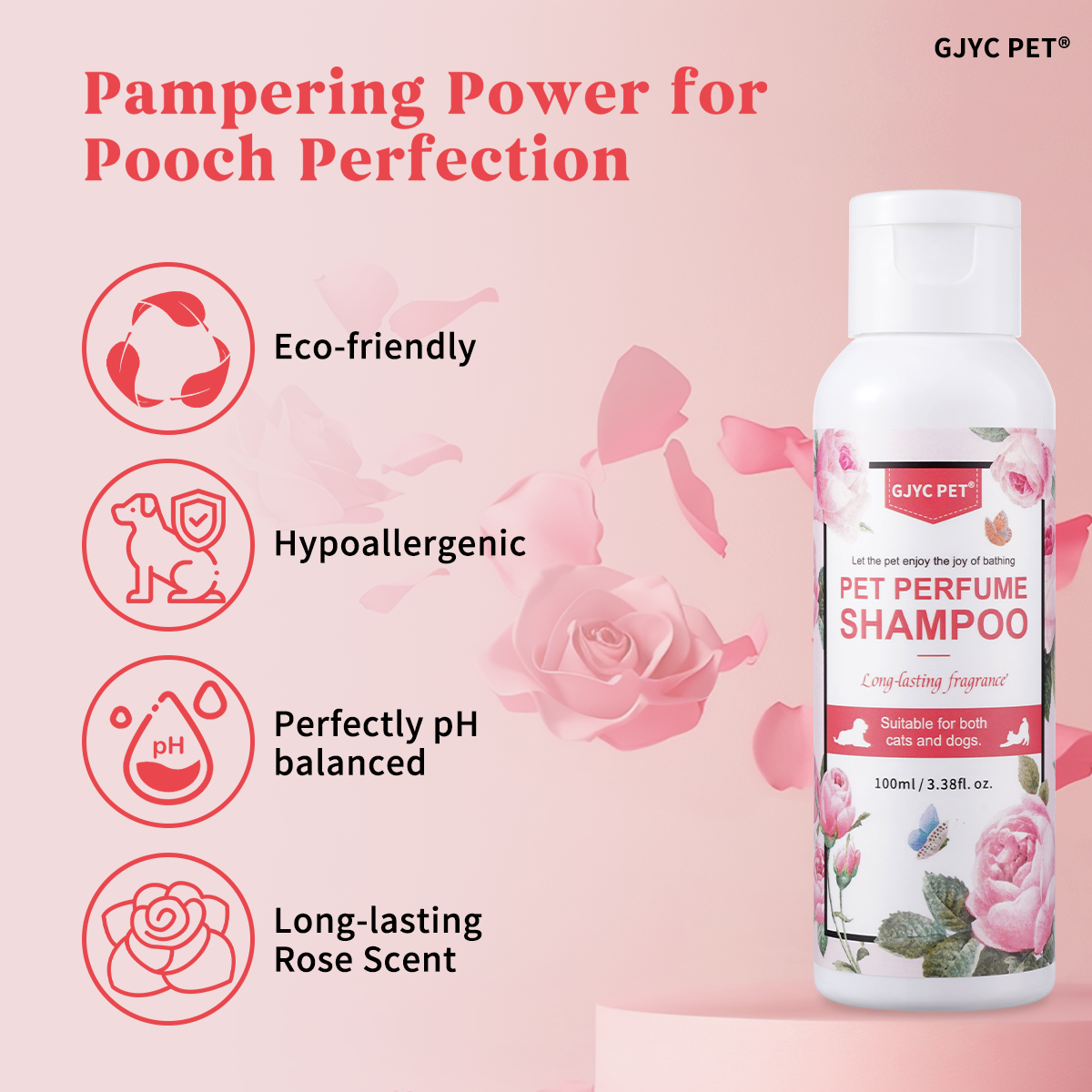 Perfumed Pet Shampoo for Dogs  - огляд і ціна Perfume Fragrance Shampoo