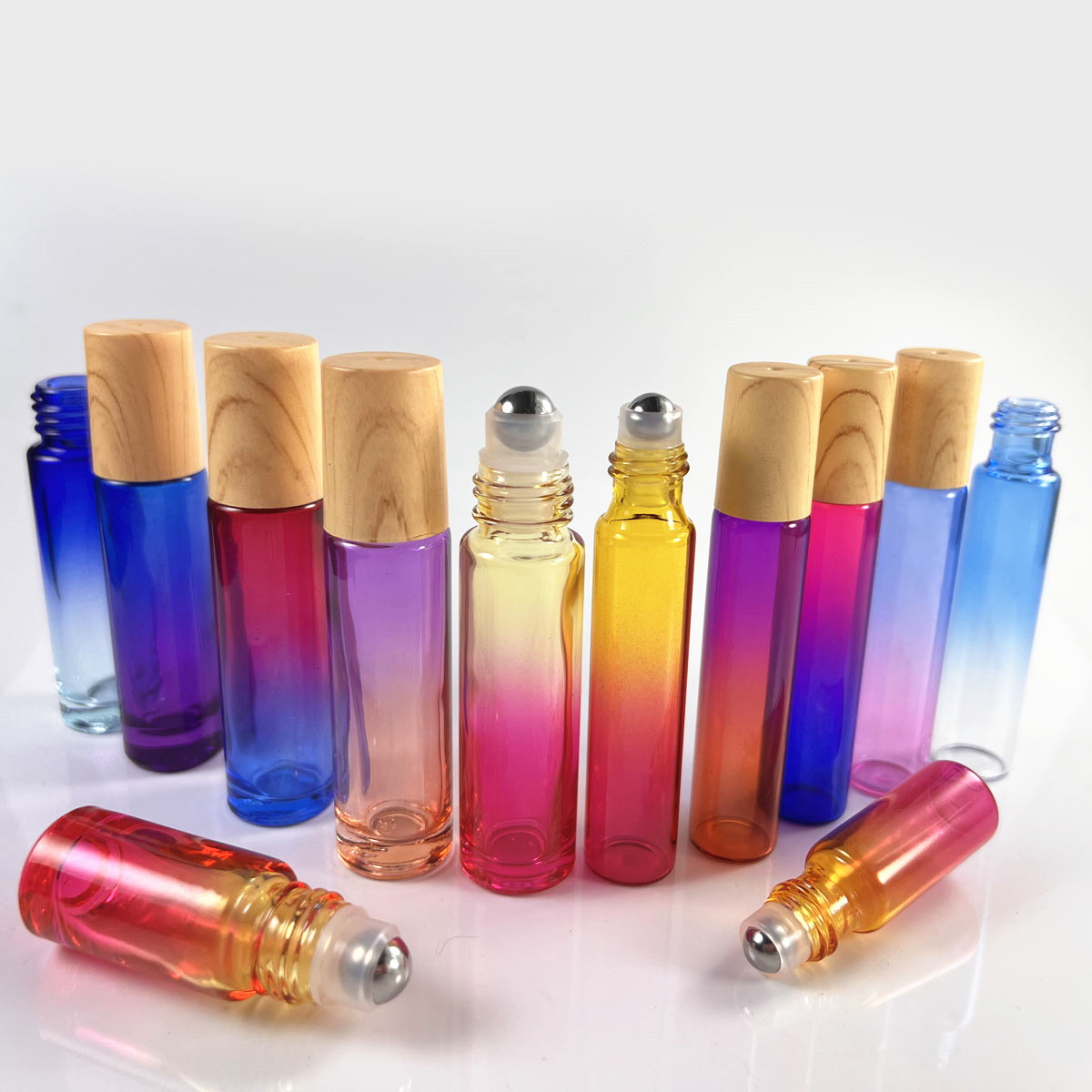5X 10X Empty Glass Roll on Bot - огляд і ціна Attar Oil Roll On