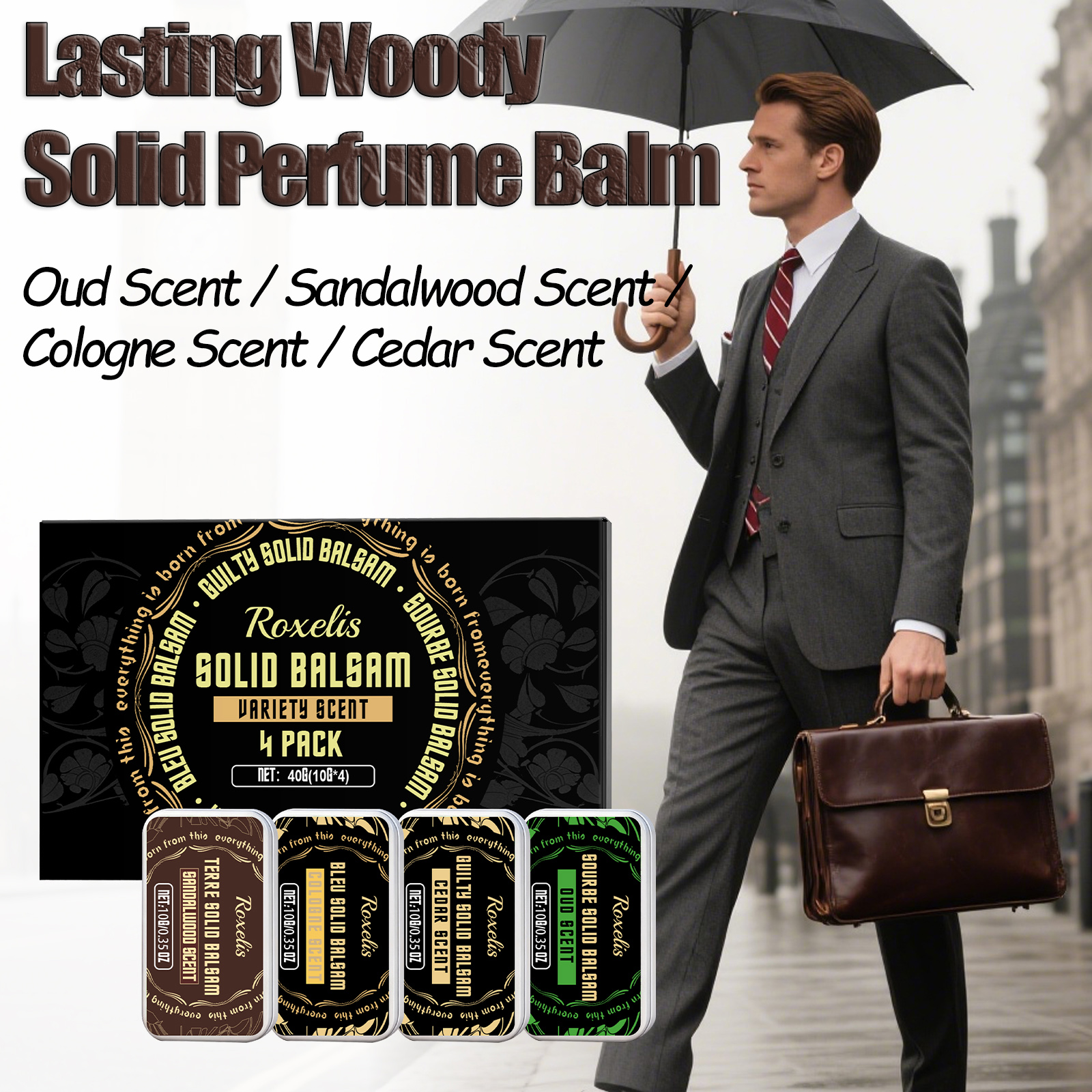 4In1 Classical Solid Cologne F - огляд і ціна Cologne Solid Balm