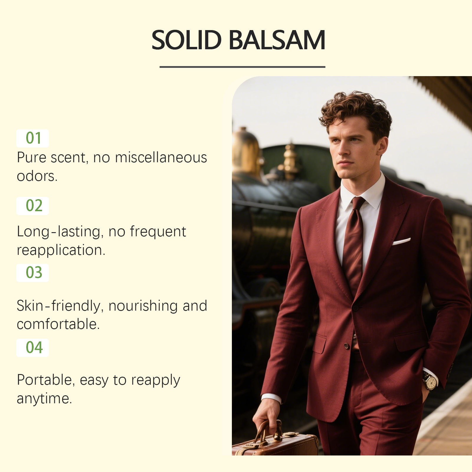 4In1 Classical Solid Cologne F - огляд і ціна Cologne Solid Balm