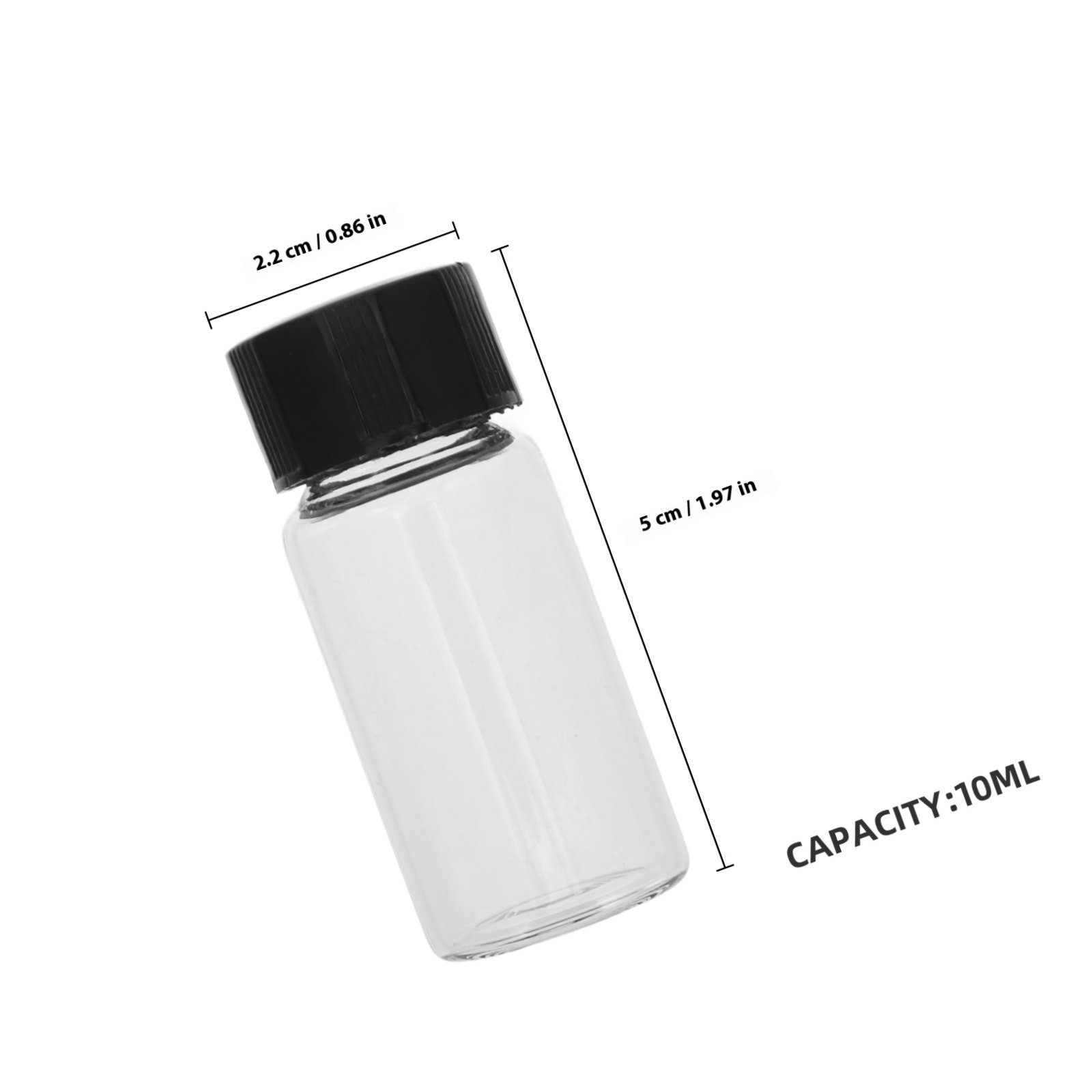 100Pcs 10Ml Clear Glass Vials  - огляд і ціна Perfume Fragrance Lab
