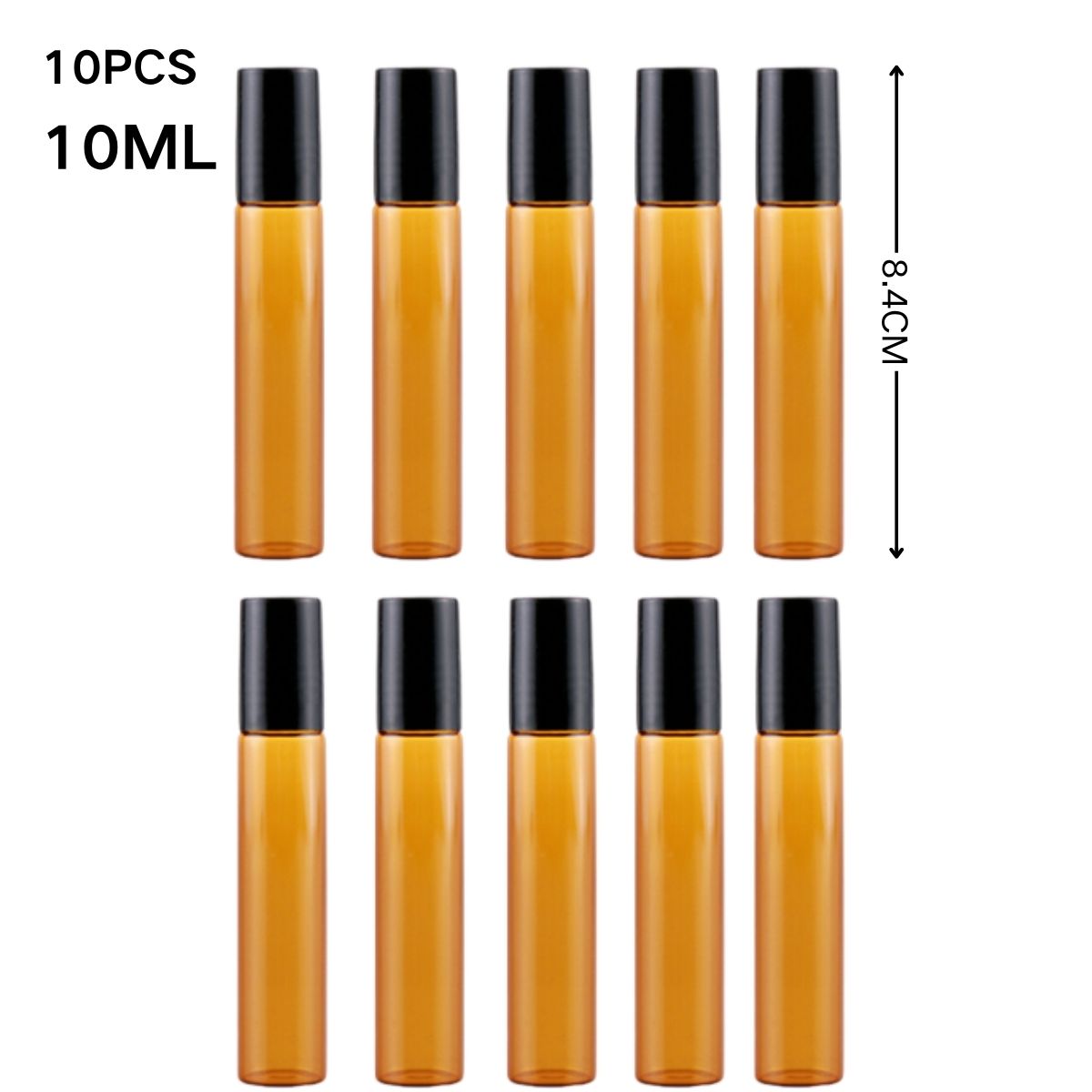 10 Pcs Amber Roller Bottles fo - огляд і ціна Attar Oil Roll On