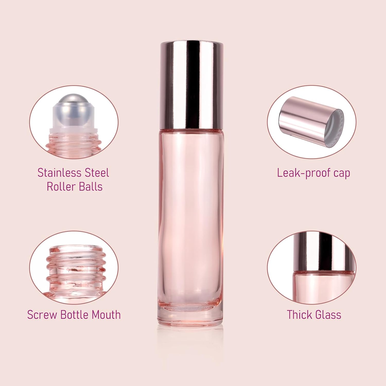 14pcs 10ml Glass Roller Bottle - огляд і ціна Perfume Fragrance World Qahwa