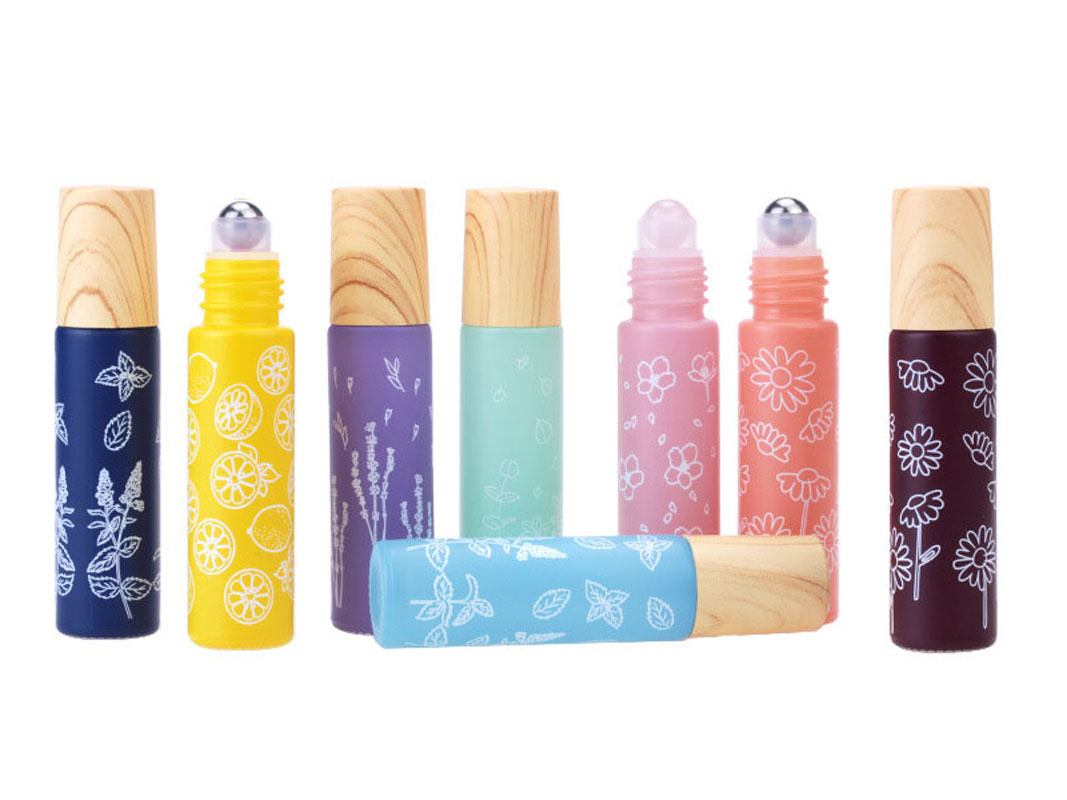 8X 10ML Macaron Flower Glass E - огляд і ціна Attar Oil Roll On