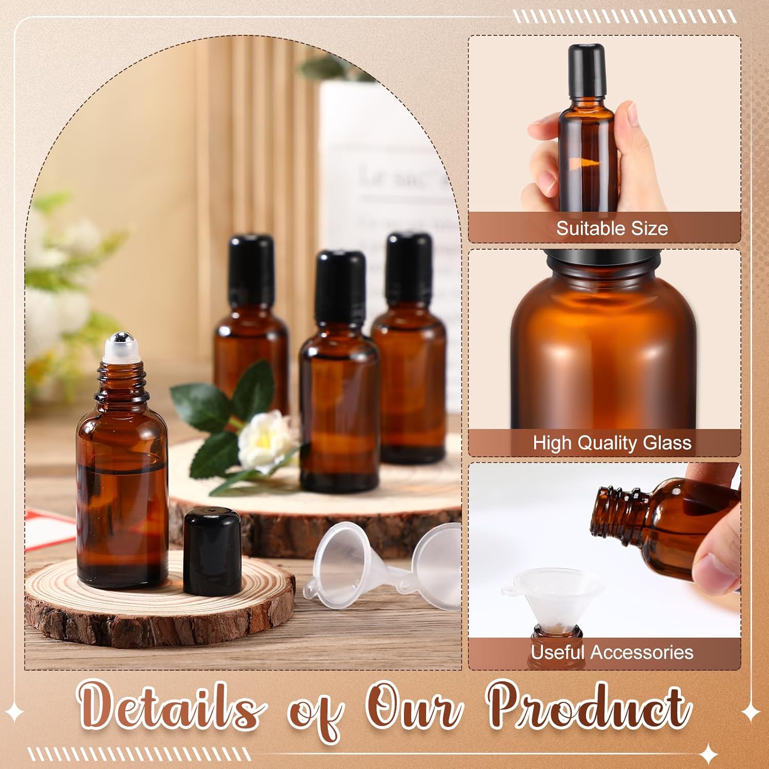 5/10/15/20/30/50/100ML Amber R - огляд і ціна Attar Oil Roll On