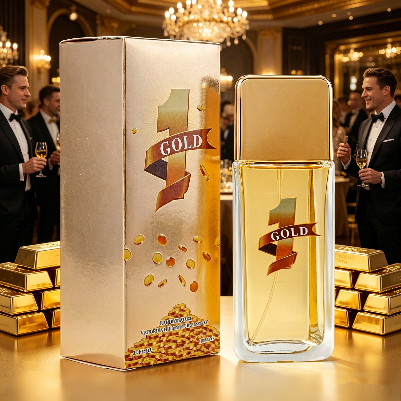 1 GOLD 100ml Men's Perfume EDP - огляд і ціна Perfume Fragrance Long Lasting