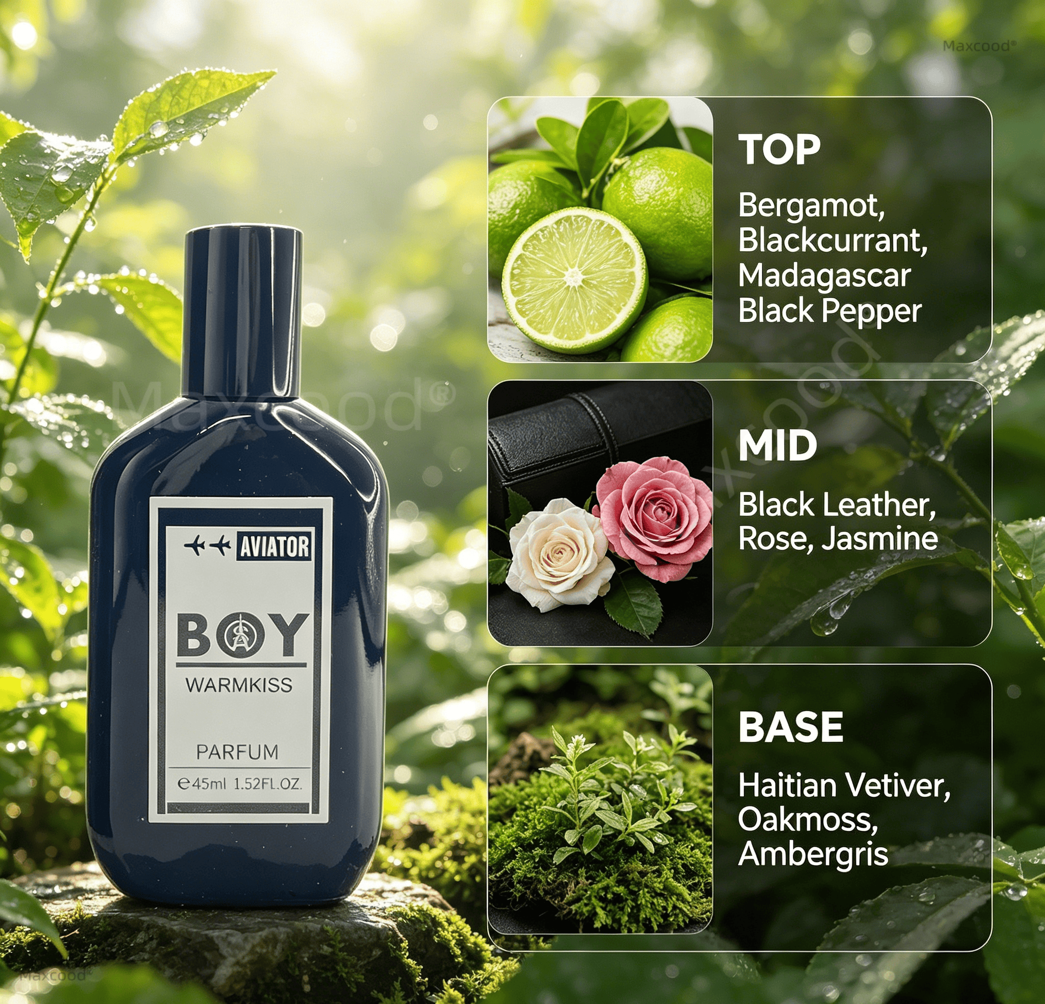1.52oz/45ml Men's Perfume Frui - огляд і ціна Perfume Fragrance Long Lasting